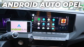New Opel Android Auto Demonstration Multimedia System 2023