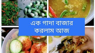 আজকে প্রচুর বাজার করলাম আর সাথে ডাল ভর্তা ভাত করে পেটপুরে খেলাম#blogging #recipe #viral2025