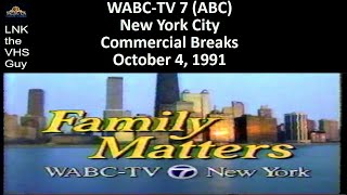 WABC-TV 7 (ABC) Commercials | 10/4/1991