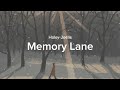 Memory Lane by Haley Joelle lirik lagu dan terjemahannya