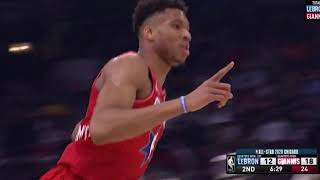 LeBron James vs Giannis Antetokounmpo Highlights from All star game 2020