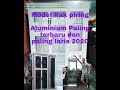 Model rak piring aluminium minimalis