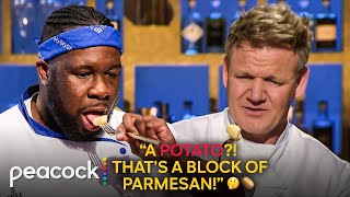 Gordon Ramsey Is Furious When a Chef Mistakes Parmesan Cheese for a Stray Potato | Hell’s Kitchen