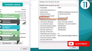 Configurar los parámetros de red en una PC