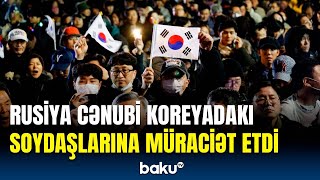 Kreml Cənubi Koreyada baş verən hadisələrə reaksiya bildirdi