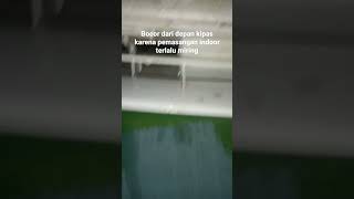 dampak pemasangan indoor AC terlalu miring