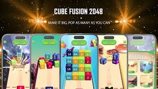 Cube Fusion 2048 3D merge game