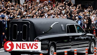 Hearse carries slain Japan’s ex-PM Shinzo Abe through Tokyo in final farewell