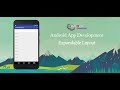 Android Studio Tutorial - Expandable Layout