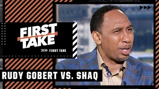 Shaq would DESTROY Rudy Gobert - Stephen A. | First Take