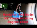 honda Exi 1996 Model Scanner connector DLC wiring diagram pinout. #DLC