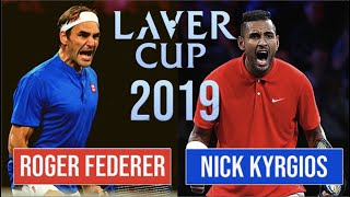 Roger Federer’s Hat-Trick Against Nick Kyrgios | Federer vs Kyrgios Laver Cup 2019 Highlights