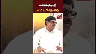 Minister Anam Ramanarayana Reddy : శాసనసభ అంటే  జగన్ కు గౌరవం లేదు | BIG TV