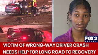 Single mother severely injured by wrong-way driver crash needs help