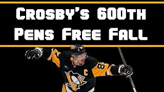 Crosby's 600th Amid Penguins Free Fall