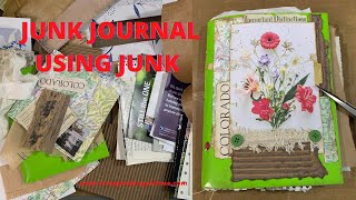 JUNK JOURNAL USING ONLY JUNK ~ #jjtipstrickshacks Collab no. 5