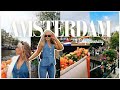 AMSTERDAM VLOG| Exploring, making stroopwafels, things to do w/ 3 day itinerary, Netherlands travel