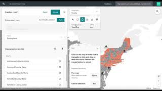 Creating Reports from a Map