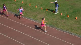 2018.4.19新興國小運動會大隊接力預賽--五年級第二組506(藍).507(紫).503(橘).502(粉紅).508(綠) 503黃詩琁攝影