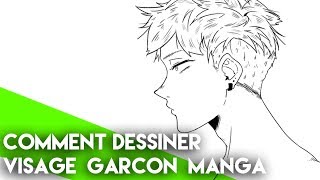 Tuto Manga Comment Dessiner Le Visage Dun Garcon Manga