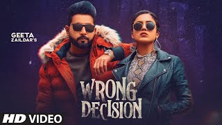 WRONG DECISION (Official Video) New Punjabi song #music #punjabi #viral