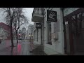 walk in rainy kaunas center • 🇱🇹