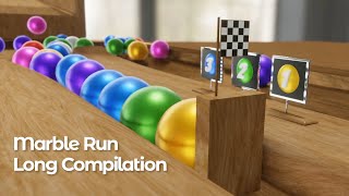 Long Marble Run Compilation