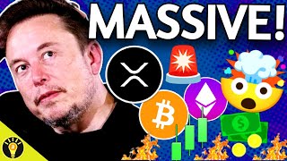 🚨HUGE NEWS! ELON MUSK TALKS XRP \u0026 CRYPTO \u0026 BITCOIN BULLISH CLOSE!