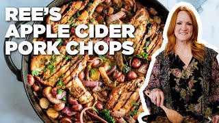 Ree Drummond's Apple Cider Pork Chops | The Pioneer Woman | Food Network