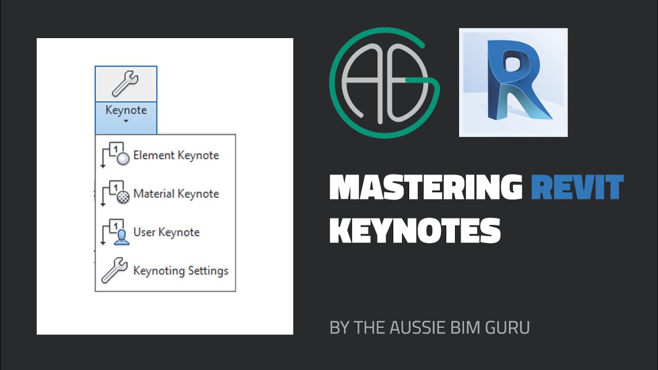 Mastering Revit Keynotes! - YouTube