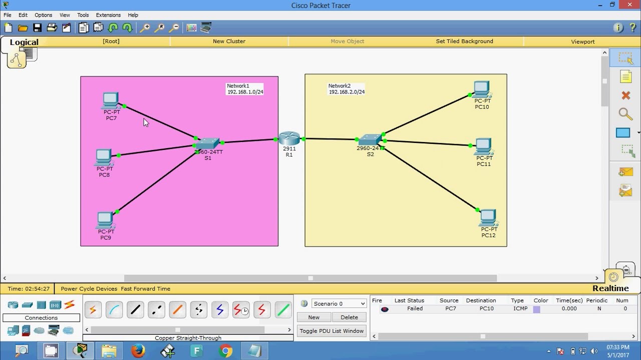 How To Connect Two Networks Using A Router - YouTube