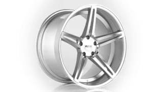 Cray Corvette Wheels Brickyard - Silver with Mirror Cut Face