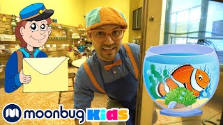 BLIPPI Visits a Children's Museum Learn | ABC 123 Moonbug Kids | Fun Cartoons | Learning Rhymes