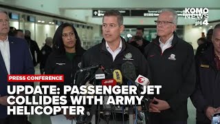 WATCH: Press conference on passenger jet, Black Hawk helicopter crash near Reagan National airport