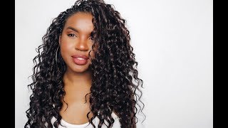 CROCHET BRAIDS TUTORIAL + GIVEAWAY!!! | RIVER CURLS | TRENDY TRESSES | KAREN ANNETTE