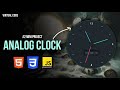 Build Analog Clock ⏰ Using Html, CSS & JS🔥 | #2 Mini Project