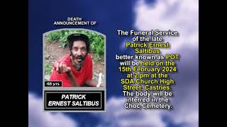 Patrick Ernest Saltibus short