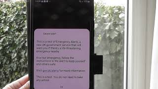 UK Governments First ever Emergency Alert test sent to phones 23 April 2023 3pm
