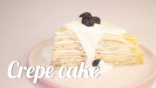 노오븐 케이크, 겹겹이 쌓아올린 크레이프 케이크 만들기 how to make a perfect crepe cake