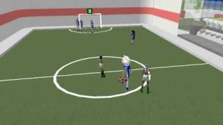 SecondLife Futsal 2007-09-02 巣鴨オジゾーズ vs Clover FC 後半A