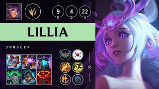 Lillia Jungle vs Nidalee - KR Challenger Patch 25.S1.3