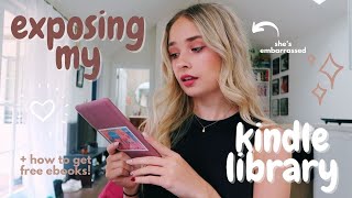 showing you what's on my kindle + how to get free ebooks! (legally)