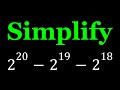 Simplifying An Exponential Expression