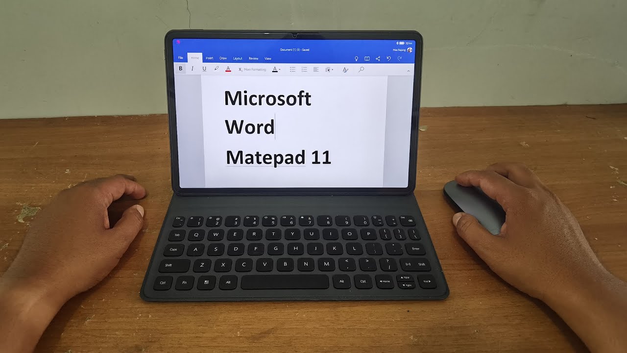 Microsoft Word On Huawei Matepad 11 Youtube
