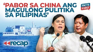 Away nila Marcos at mga Duterte, pabor raw sa China