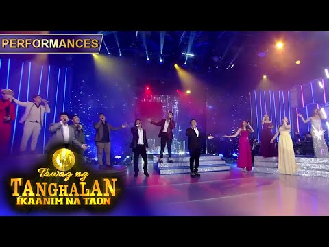 Ogie Alcasid performs with Tawag Ng Tanghalan 6 semifinalists Tawag Ng Tanghalan