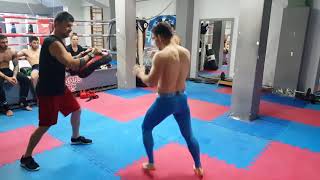 Only training with kick pads!! Armagos team!!