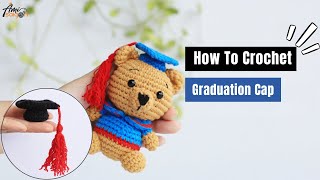 #472 | Graduation Cap Amigurumi (3/3) | How To Crochet Forest Animals Amigurumi | @AmiSaigon