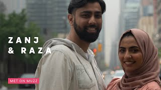 This Muslim Couple Shares Their Love Story… Separately 😳 | Zanj \u0026 Raza | Muzz