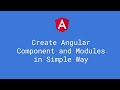 angular cli generate component module and service